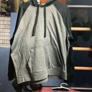 Champion Gray and Black Hoodie